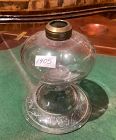 American Spirit Chamber Lamp Etched Glass 6x5”