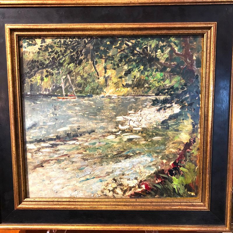 American Master Artist Haley Lever  Oil 15x16”