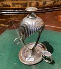 English Chamber Lamp  “Adams Design” Silver Hallmarks 1850s