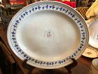 Chinese Export Oval Platter Soldier With Sword “Prodesse Quam Conspici