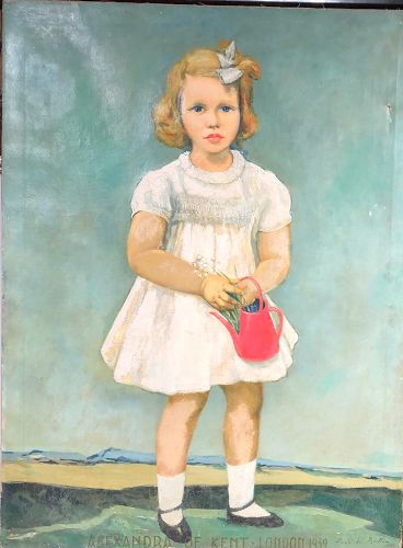 Jean De Botton 1898-1978 French Artist Portrait In Oil40x30”
