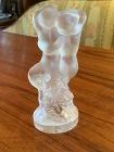 René Lalique Frosted Glass Sculpture Faune” 5.5 inches circa 1970s