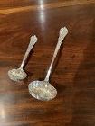 Pair of Tiffany & Co Sterling Silver Ladles, Forentine Pattern  c1900