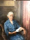 Unknown  Artist “Portrait Of A Lady” 36x30” Oil