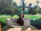 Italian Artist Mario Russo Oil Portrait 16x20”