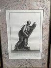 Eighteenth  Century Roman Figure Lithograph 20x14