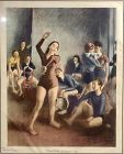 WPA American Master Raphael Soyer Signed 1899-1997  22x16”