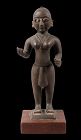 Southern Indian Bronze Sculpture Of A Jina  Nineteenth Century