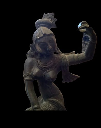 Southern Indian Bronze Figure Dancer 12”