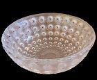 Vintage Signed René Lalique Vintage “Nemours” Crystal Bowl 10”x4”