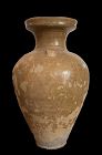 Chinese Han Dynasty Glazed Pottery Amphora 16” height