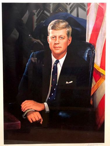 President John F.Kennedy Official White House Photograph Proof