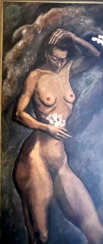 Expressionist Nude Portrait By Alexandra Kay 1920s/1930s oil