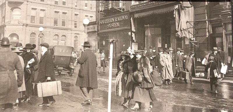 Artist Jim Zell Circa 1914 Washington DC Vintage Photo On Canvas