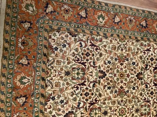 Persian Tabriz carpet Mid-Century 120”x77”