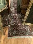 Persian Tribal  Wool Runner Carpet Circa 1940 135”x33”