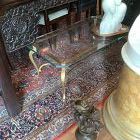 Important French Art Deco Bronze & Glass Coffee Table  Circa 1930