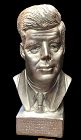 Silver Bust of President John F. Kennedy “Ask Not What….”
