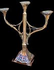 An Austrian Sessionist Candelabra Silverplate 21”x 16”