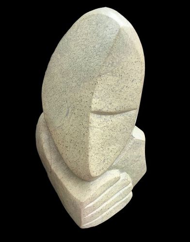 Zimbabwean Chita Lovemode Stone Sculpture 10”