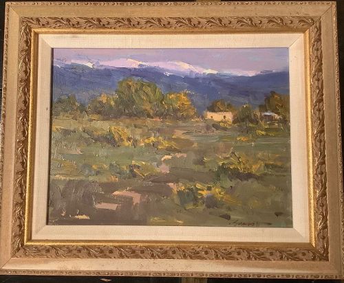 American Artist Donald Brackett  Southwest Landscape Oil 9”x 12”