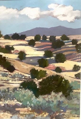 American Artist Reita Newkirk b.1946 “Southwest Landscape “ Oil