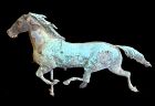 Magnificent Copper Nineteenth Century Galloping Horse Weathervane
