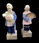 Chinese Figurines By German Porcelain Maker Goldscheilder  14”