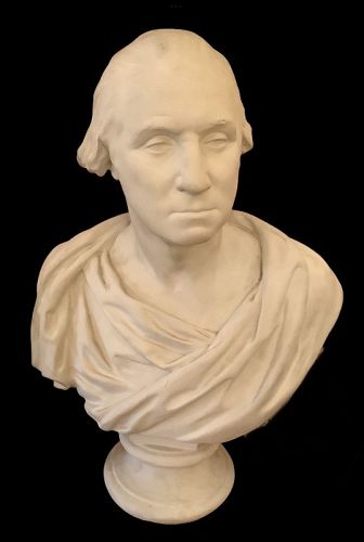 Washington Plaster Sculpture After Houdon By P.P. CAPRONI Boston  30”