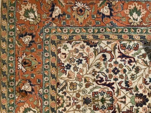 Persian Tabriz Carpet Circa 1970s  7’4” x 9’4”