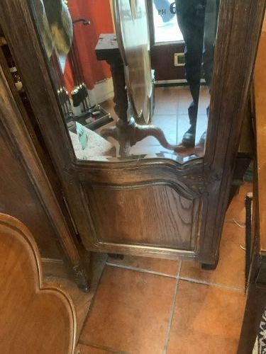 French  Nineteenth Century Mirrored  Armoire  84” x 45”