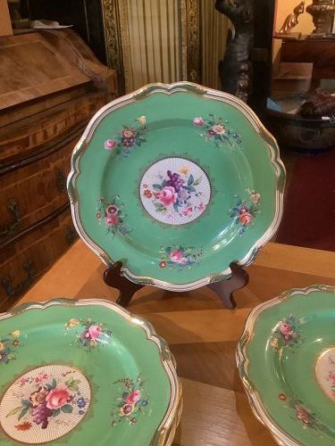 Tiffany & Co. Spode Copeland Dinner Plates Circa 1900