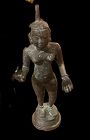 Indian Mogul Bronze Sculpture Circa 1800 12”