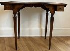 Edwardian Period Rectangular Side Table Mahogany