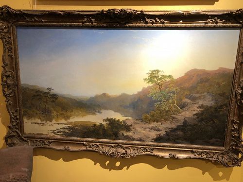 Edmund John Niemann  1816-1876 ,Scottish Landscape 28 x 45 inch