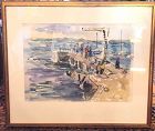Andre Raffin 1927-2005 French Art, Watercolor 34” x 38”