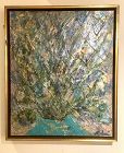 ABSTRACT WORK BY WASHINGTON DC ARTIST ROBIN SUTLIFF 24” x 18”