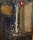 WASHINGTON DC ARTIST ROBIN SUTLIFF GENEVA FOUNTAIN  16 x 13