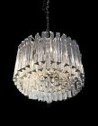 AUSTRIAN MASTERWORK CRYSTAL CHANDELIER 1970s