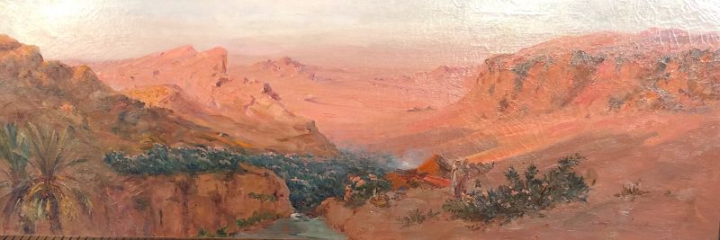 Orientalist Artist Constant Louche  Oil On Canvas 1880-1865