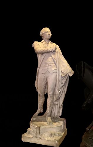 French Sculptor Bartoli of the Marquis De Lafayette Maquette 28”