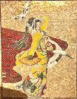 JAPANESE GEISHA MOSAIC TILE CIRCA 1960 60” x 45”