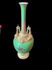 ENGLISH ROYAL WORCESTER EXHIBITION VASE CIRCA 1890, 12.5”