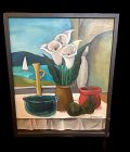 STILL LIFE WITH LILLIES  Y AMERICAN ARTIST STEPANOVA 24” x 20”