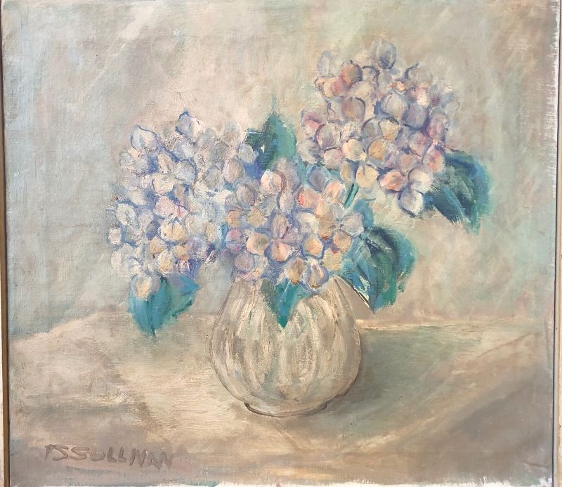 BOSTON AREA ARTIST P. S. SULLIVAN 1909-1983 “Floral Spray” 20” x 22”