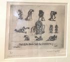 American Artist Aaron Sopher  1905-1972  Illustrated Etching 8” x 10”