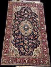 Magnificent Persian Wool Sarouk Carpet 1950s 83” x 52”