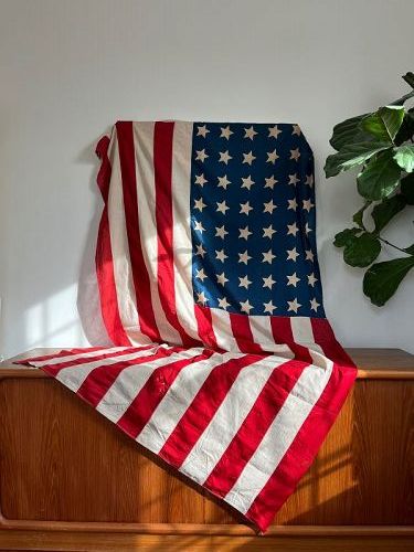 48 Star American Flag Circa 1950’s (Arizona & New Mexico) 60” x 96”