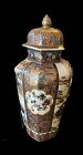 JAPANESE SATSUMA VASE  EARLY 20TH CENTURY 25.5”