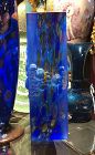 1970’s VENETIAN ART GLASS VASE IN COBALT BLUE